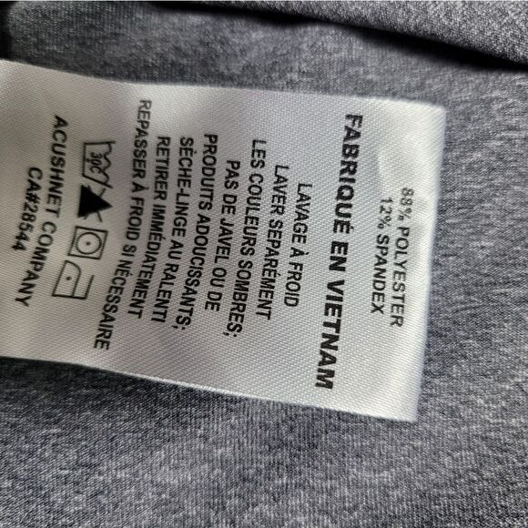 FootJoy Men's  Golf Shirt Polo Size M Logo Chest Light Gray Short Sleeve - Picture 14 of 14